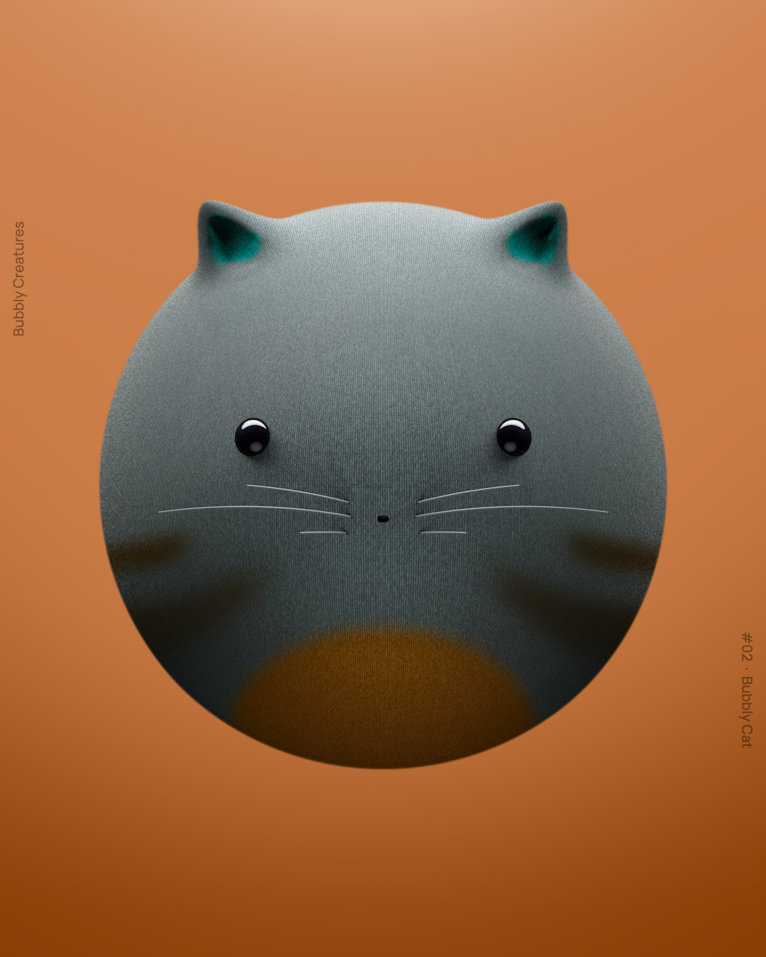 a furry little sphere that resembles a small kitten.