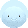 fluffy little sphere that resembles a small bunny.